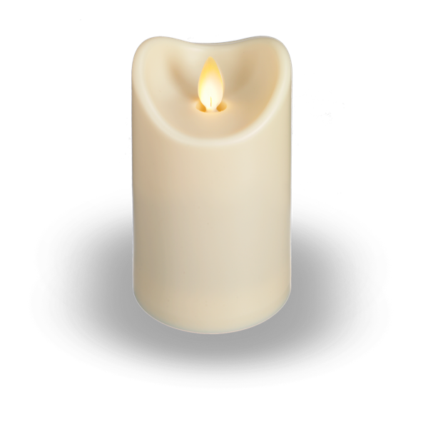 Water Resistant LED Candle - Ivory - 3"x5"