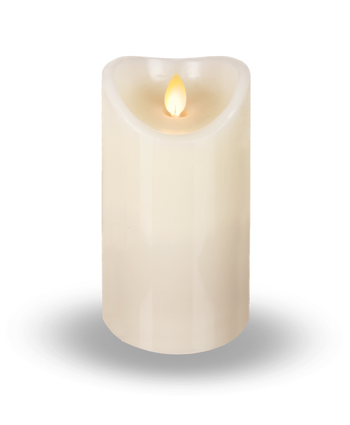 Ivory LED Pillar Candle