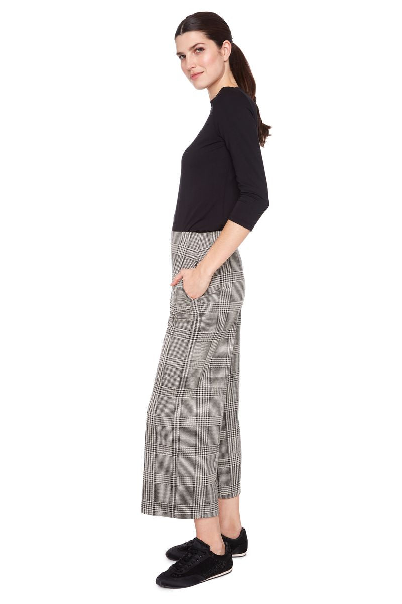 Cropped Plaid Pant