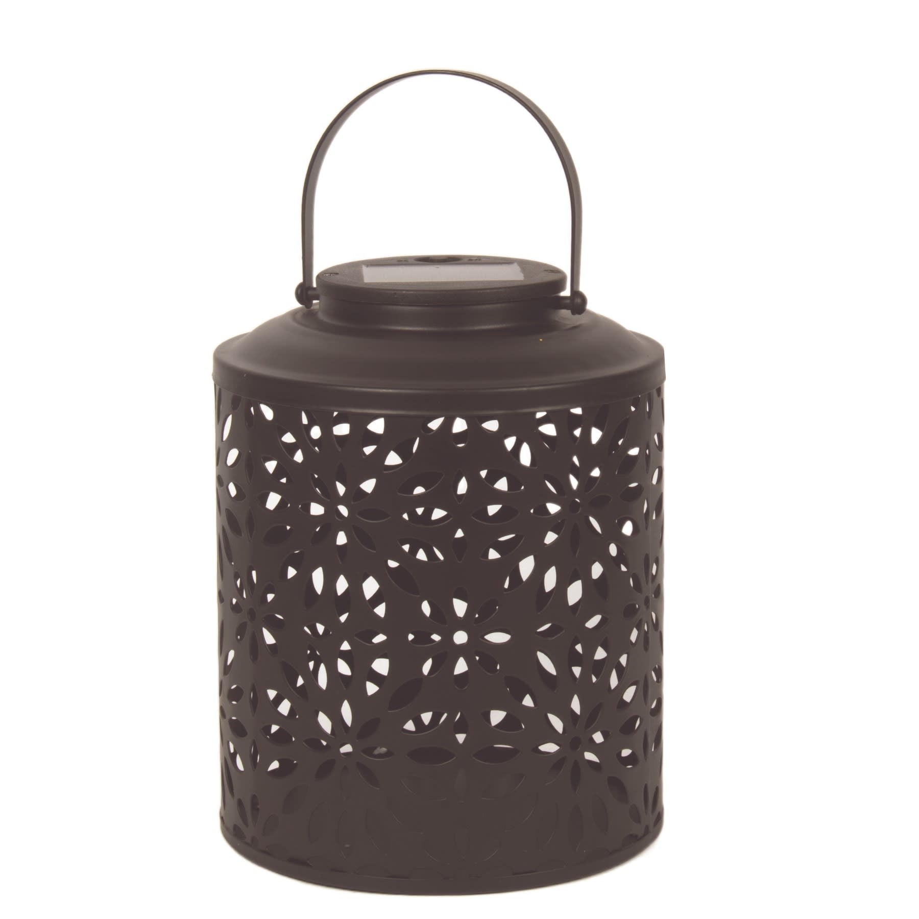 black-flower-led-lantern