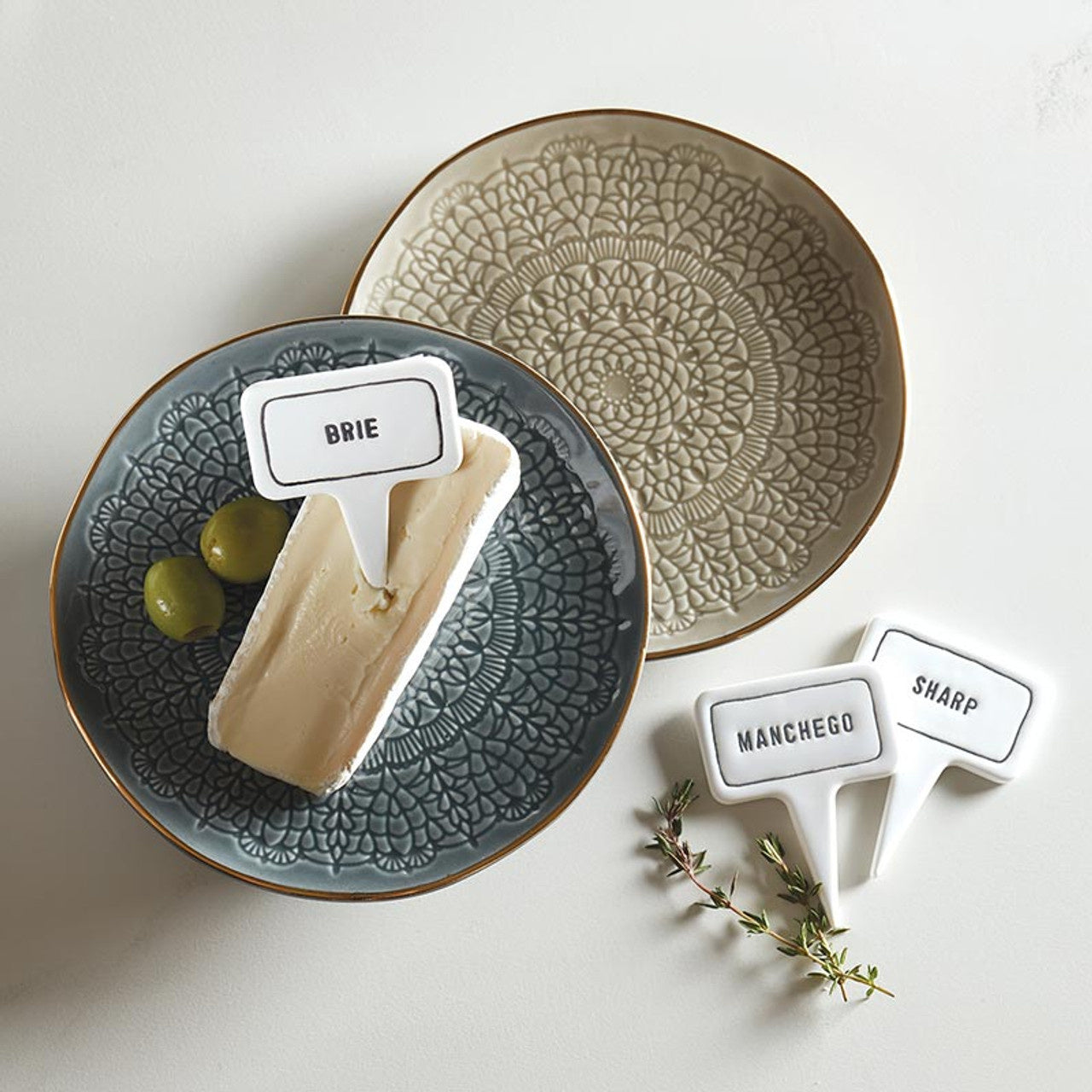 Stamped Appie Plate