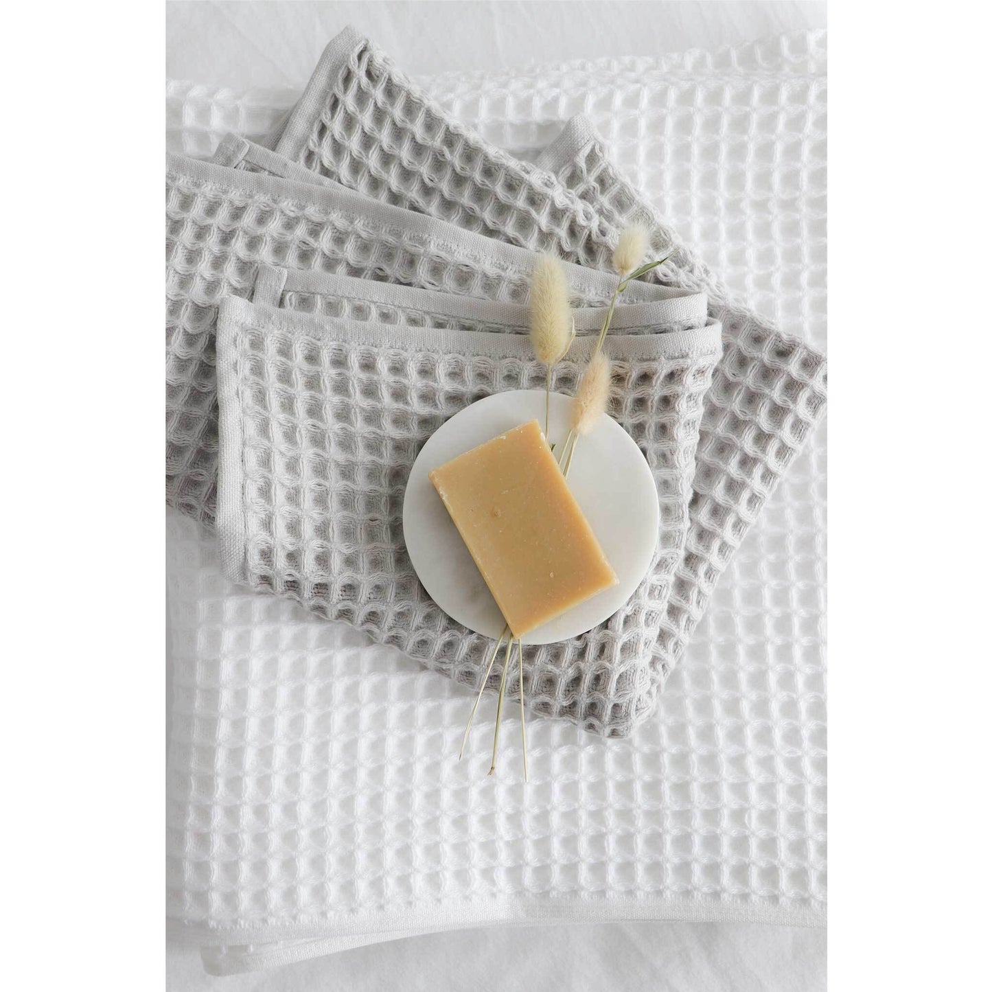 Waffle Face Cloth - S/3