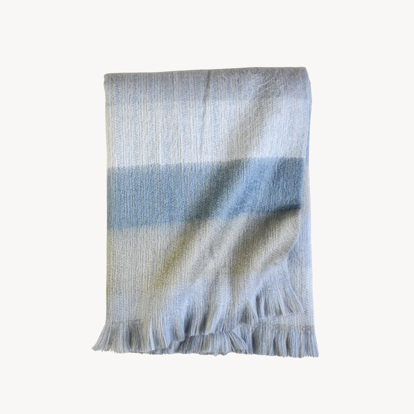Fringed Alpaca Throw