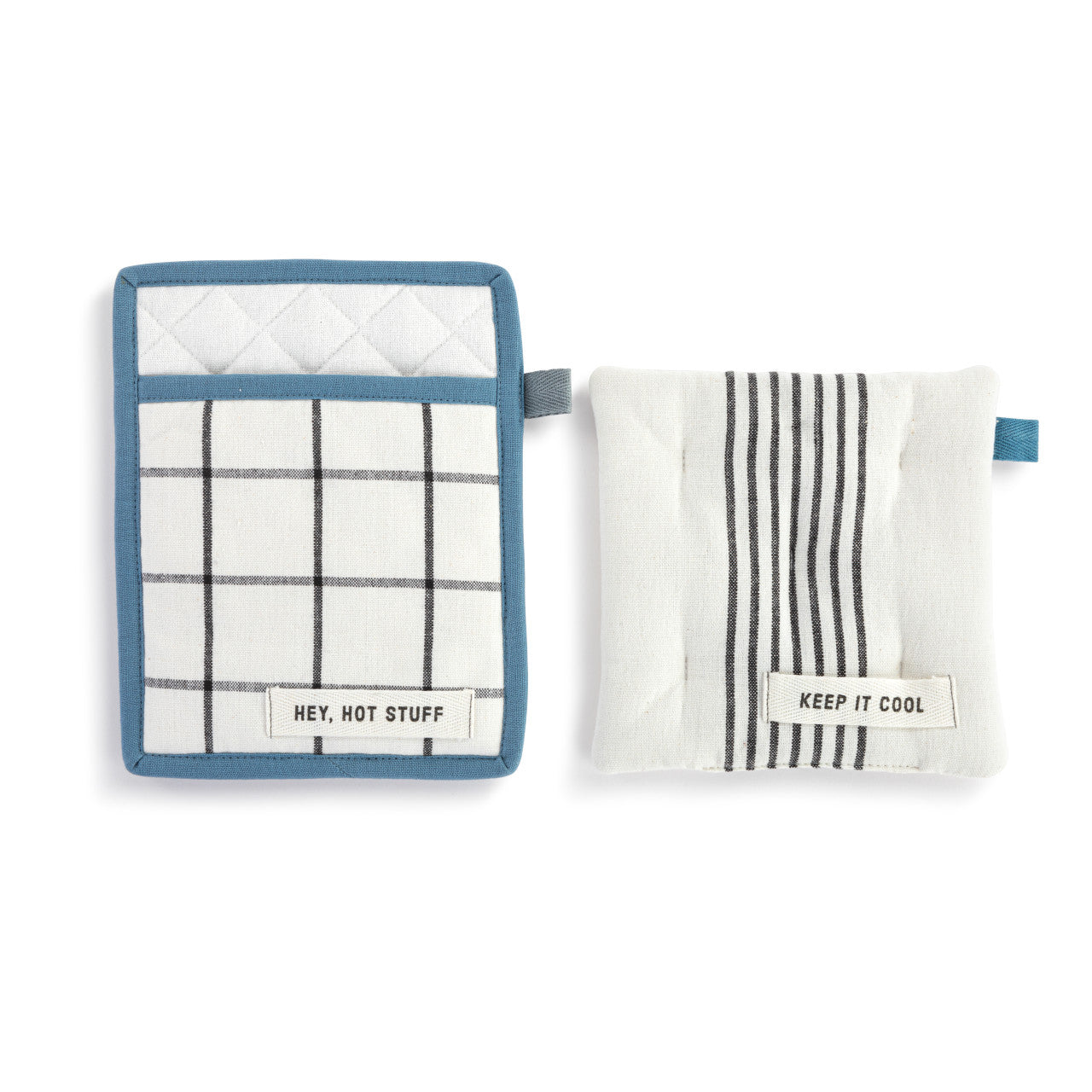 Hey Hot Stuff Potholders - S/2