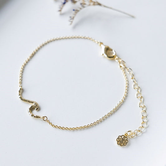 Tiny Wave Anklet