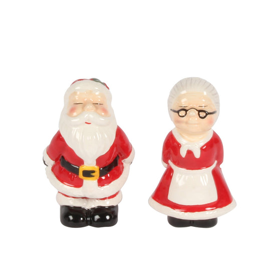 Mr & Mrs Claus Salt & Pepper Shaker Set