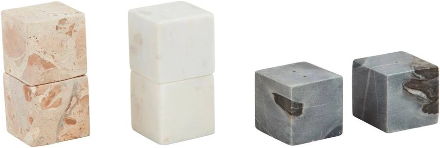 Marble Cube Salt & Pepper