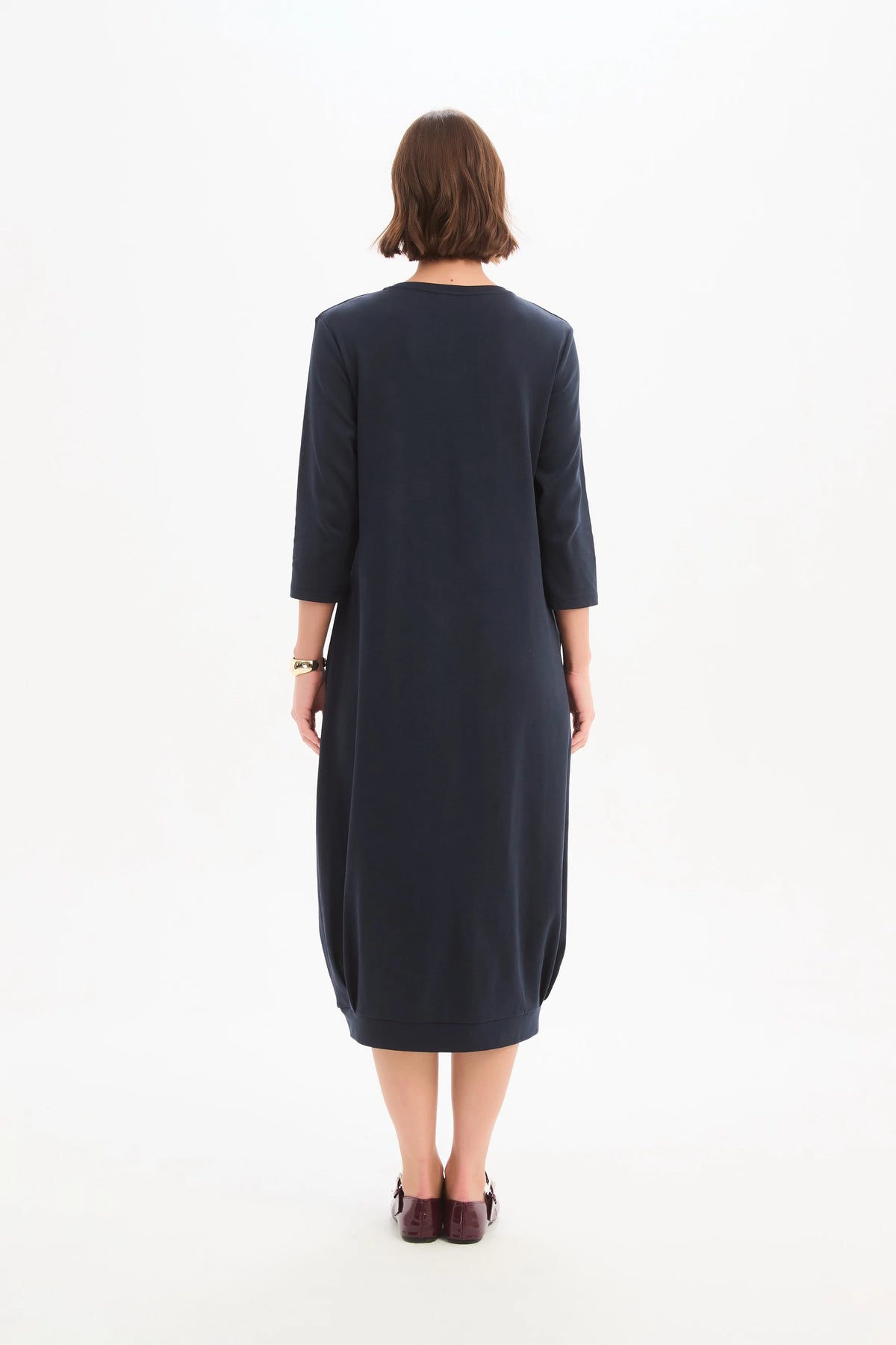 Banded Hem Dress