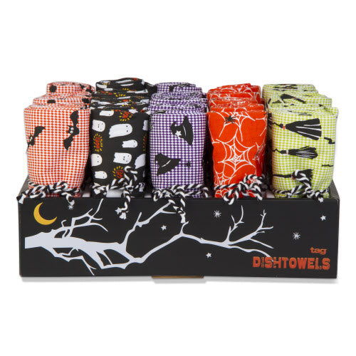 Halloween Tea Towels - Asst