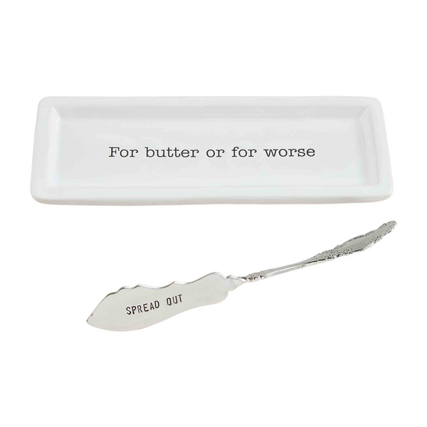 Butter Dish & Spreader