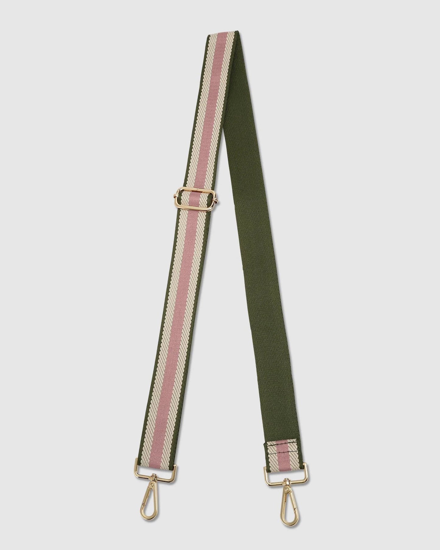Stripe Guitar Strap - Tan Khaki