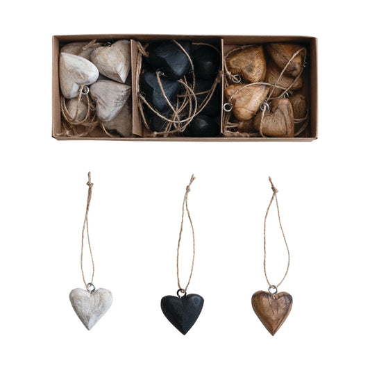 Wood Heart Ornament