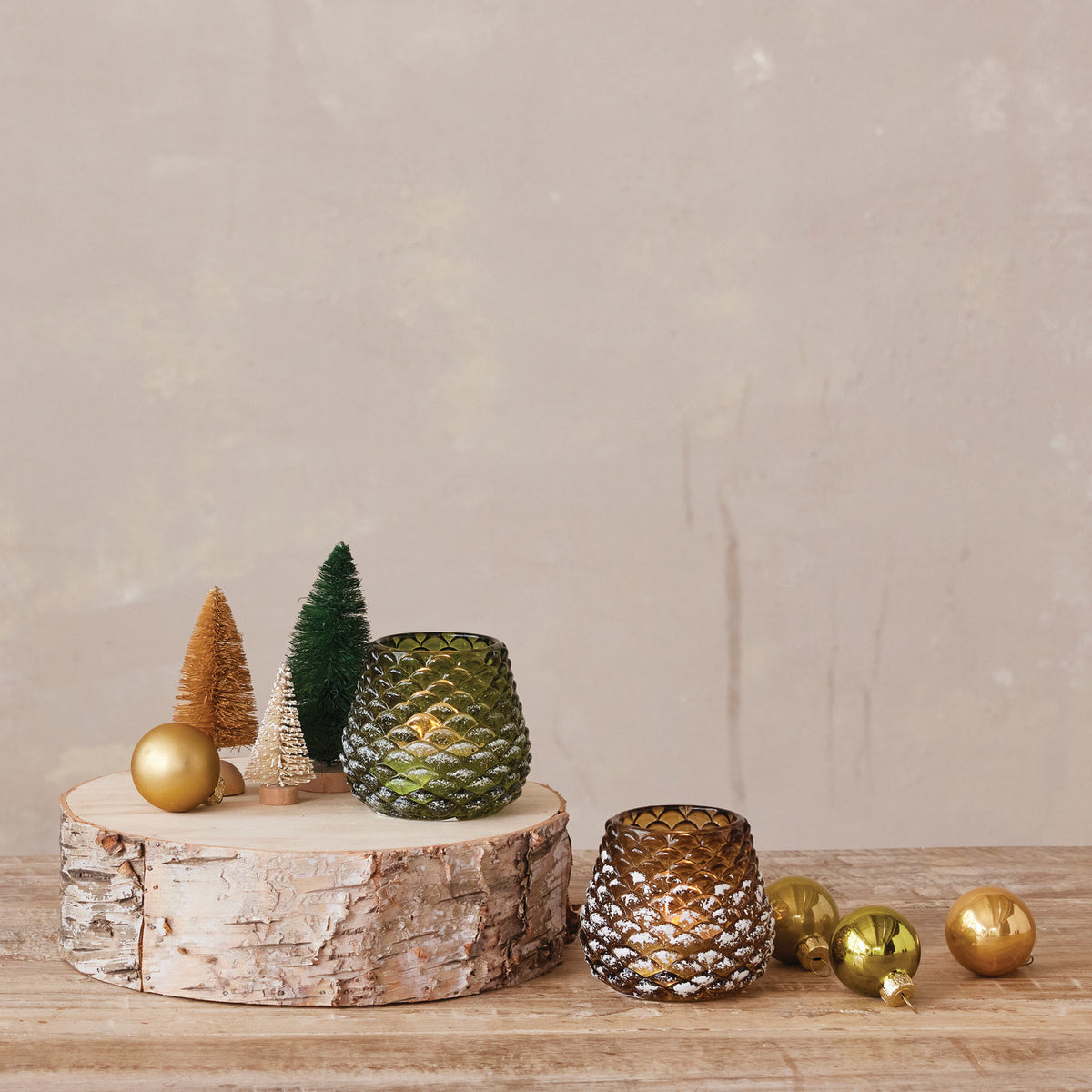 Pinecone Votive Holder
