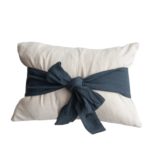 Pillow w/Velvet Bow