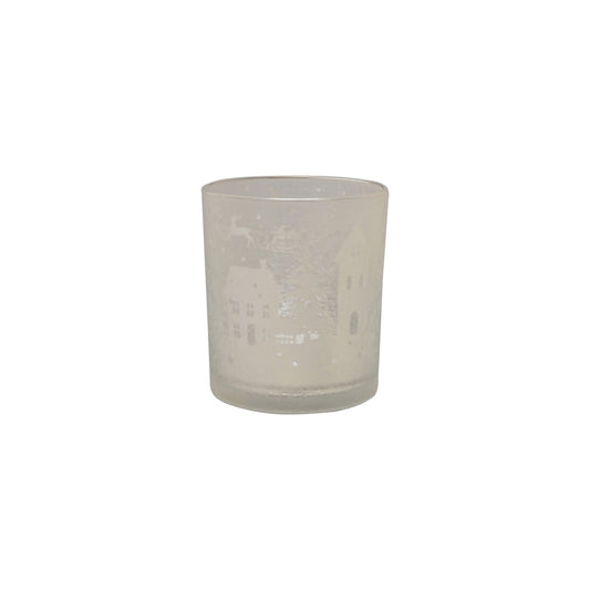 Etched Woodland Votive