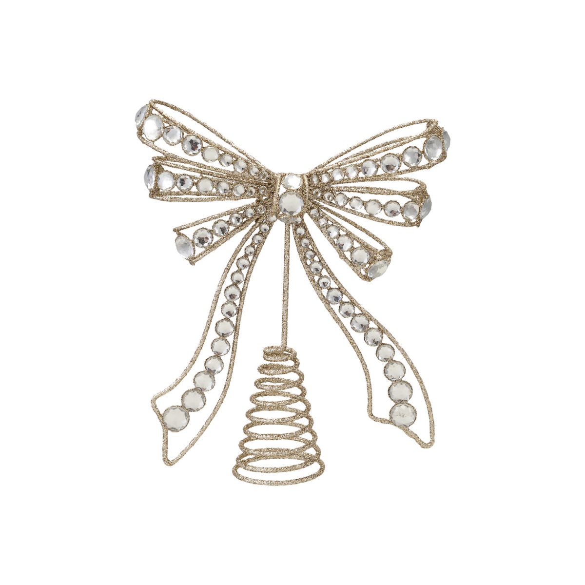Jeweled Bow Tree Topper