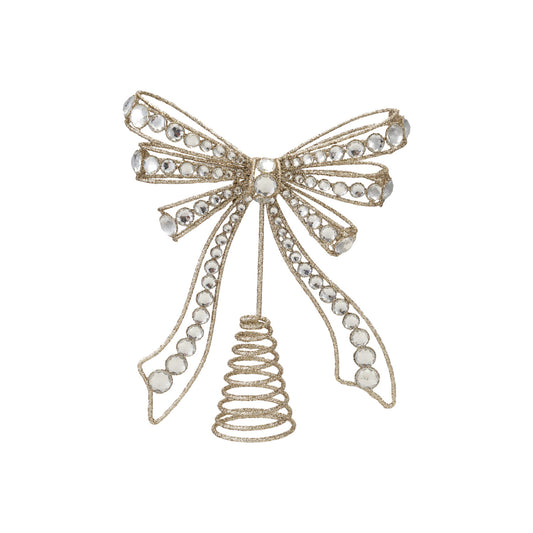 Jeweled Bow Tree Topper