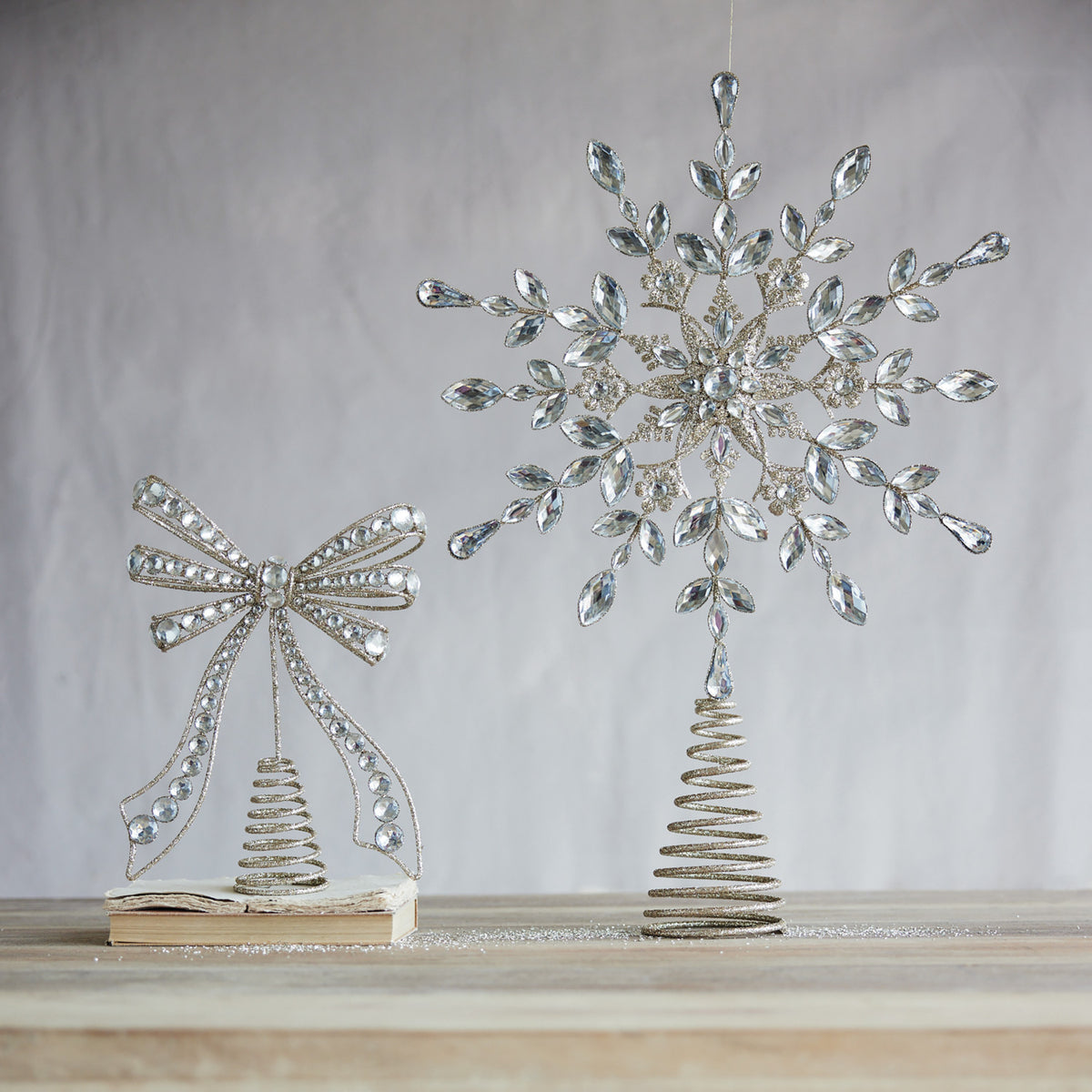 Jeweled Bow Tree Topper
