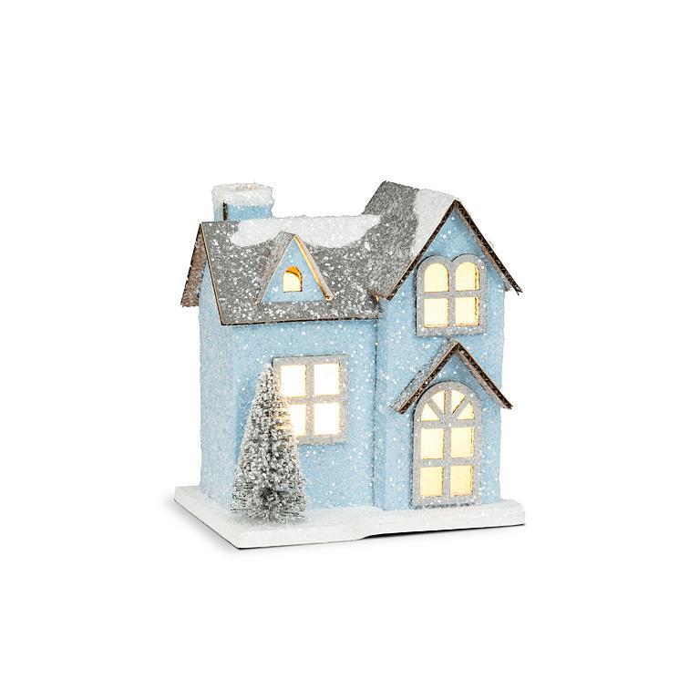 Snowy Blue LED House