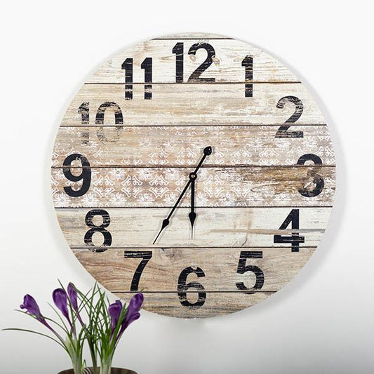 Planks Wall Clock - 23"x 23"